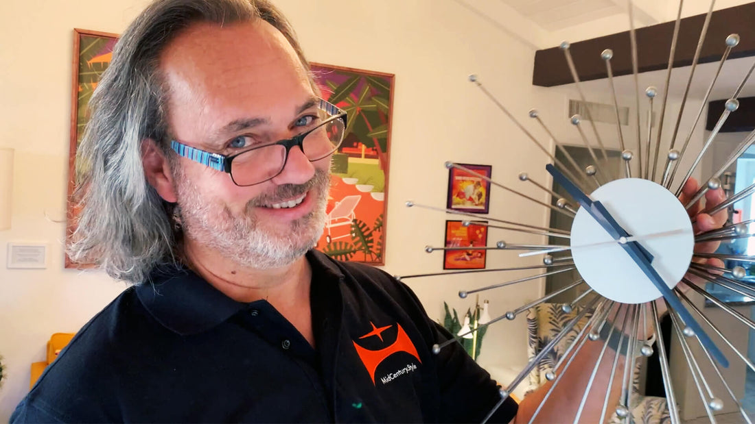 DIY project: how to make a mid-century modern clock without tools