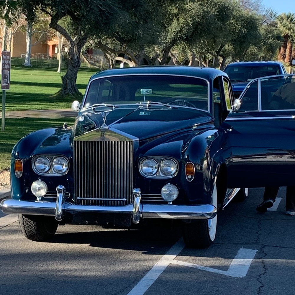 Mid-century vintage car: Rolls Royce Silver Cloud III owned by Lucille Ball
