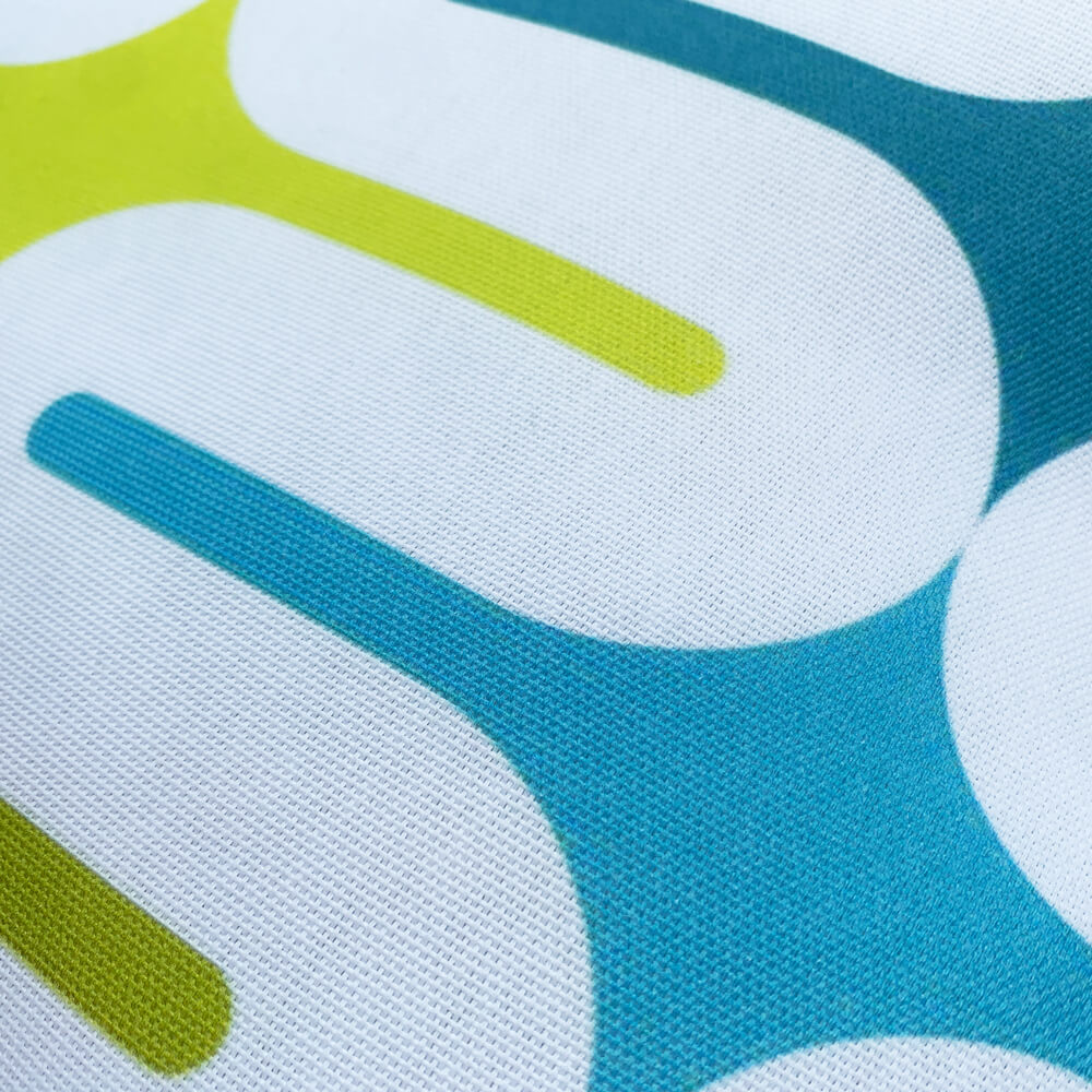Mid Century Modern Outdoor Pillow fabric detail